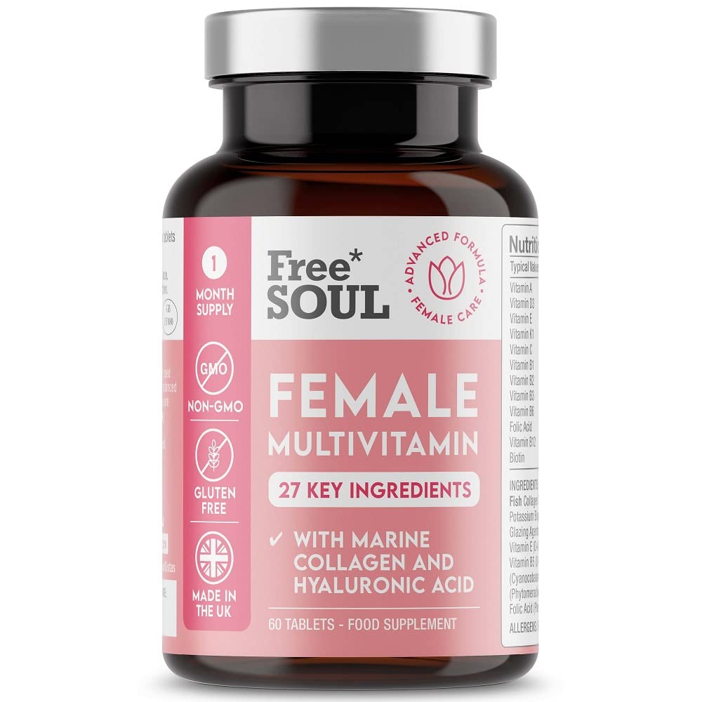 Women's Multivitamins and Minerals with Collagen & Hyaluronic Acid - 27 Essential